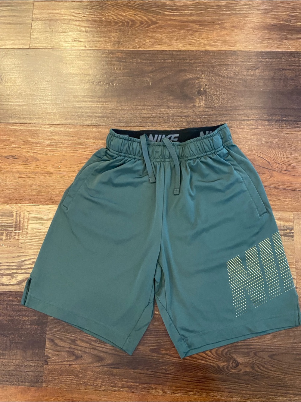 Nike Men’s Teal Athletic Shorts with Subtle Logo